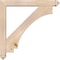 Ekena Millwork Imperial Arts and Crafts Smooth Bracket w/ Offset Brace, Douglas Fir, 5 1/2"W x 36"D x 36"H BKT0604X36X36IMP03SDF - alternate 2